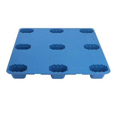 China HDPE Factory Price 1300*1100 Pallet Blow Molding Plastic Folding Pallet for sale