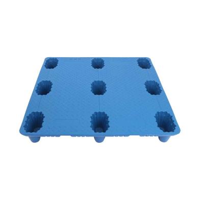 China HDPE Factory Wholesale Price Corner Pallet Blow Molding Heavy Duty Plastic Stacking Pallet for sale