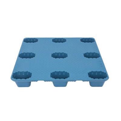 China HDPE Competitive Price 1200*1000 Plastic Pallets Shipping Blow Molding Plastic Pallet for sale