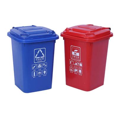 China Durable High Quality Outdoor Plastic Wheelie Trash Recycling Bin With Lid for sale