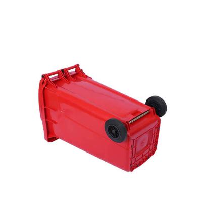 China Durable Manufacturer Supply 240 Liter Large Plastic Bin Wheelie Public Plastic Bin for sale