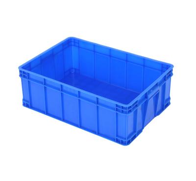 China Non-foldable Strong Solid Stacking Plastic Automotive Storage Crate 650*425*215 Euro Container for sale