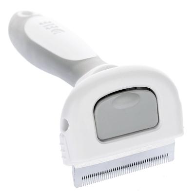 China Stocked Detangling Hair Pet Grooming Tools Self Cleaning Scraper Brush Pet Supplies for sale