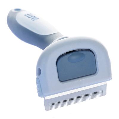 China Stocked Grooming Brush Quick Self-Cleaning Detangling Comb Pet Depilatory Brush for sale