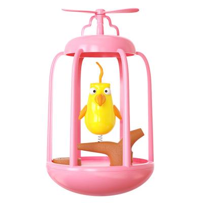 China Funny Pet Stocked Pretend Playing Bird Cage Kitten Cat Interactive Toys Cat Training Toy Pet Tumbler for sale