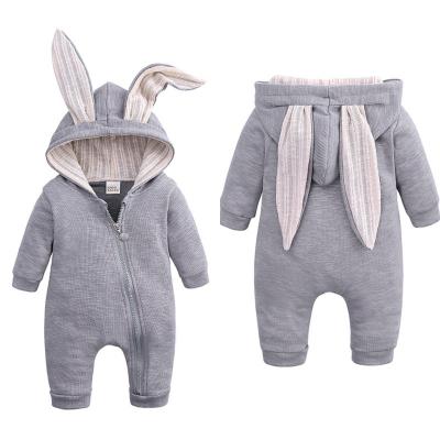 China Wholesale Longsleeve Cotton Romper Zipper Overalls Baby Rompers Newborn Jumpsuits and Rompers One Piece Clothes for sale