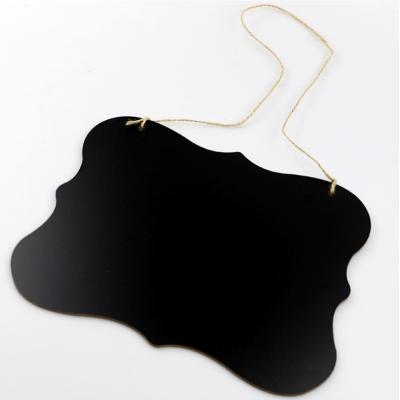 China Small Crafts Decor Creative Wooden Chalkboard Crafts Home Decor Home Decor Home Decor Home Work Pendant Wall Art for sale