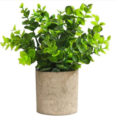 China 2021 Simulated Plant Hot Selling Fresh Artificial Flowers Potted Plant Modern Small Artificial Potted Home Shop Hotel Living Room Decorations for sale