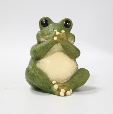 China European Green Home Decoration Frogs Living Room Porch Decorations Window Photography Props Three None Library Desk Decorations for sale