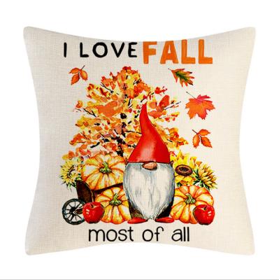 China New Amazon Dwarf Throw Pillow Cover Home Decoration Maple Pumpkin Traditional Truck Leaf Dwarf Pillow Cover for sale