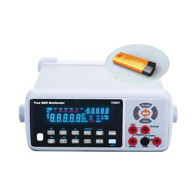 China Bench multmeter 60000 counts bench VFD mltmeter V&A bench DMM VA801 Bluetooth USB LAN multimeter VA801 for sale