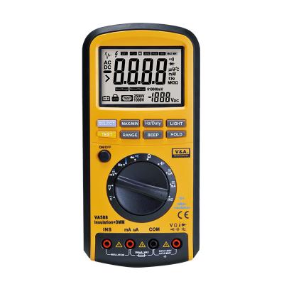 China Insulation Multimeter VA588 Insulation Resistance Tester V&A VA588 VA588 for sale