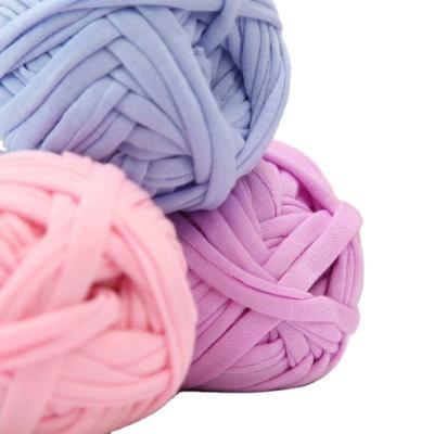 China Recycled Promotional Products More Hand Knitted Carpet T Shirt Popular Yarn Cloth Tape for sale