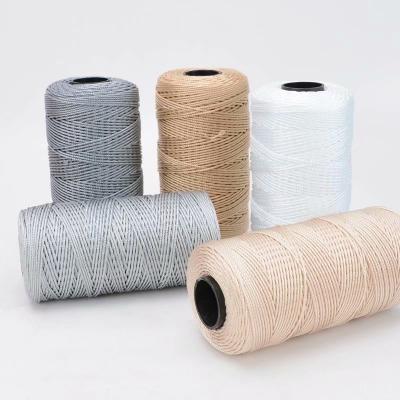 China New Arrival Product 3ply PP Monofilament Abrasion-Resistant Filament Crochet 100% Polypropylene Yarn For Hand Knitting Bag for sale