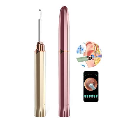 China HD 1080 1080P 500W Pixel Radio WIFI Connect Portable Smartphone Ear Pick Ear Wax Removal Video Tool 14.3*1.6*1.5CM for sale