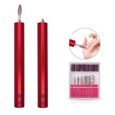 China 2022 Professional Handheld Portable Mini Nail Drill Nail Art Machine for Girls Gifts for sale