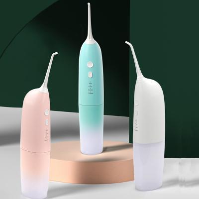 China New Car Oral Irrigator USB Rechargeable Water Flosser 170ml Tank Portable Waterproof Teeth Remover for sale