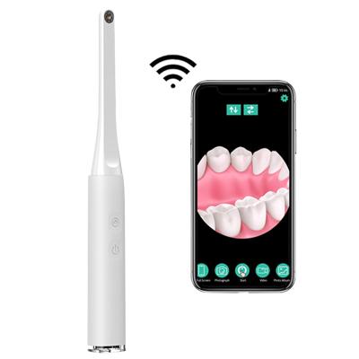 China ABS+PC 6 LED Lights Endoscope Dental Oral Dental Intraoral Camera Smartphone Wifi Smartphone Teeth Inspection Wireless Endoscope for sale