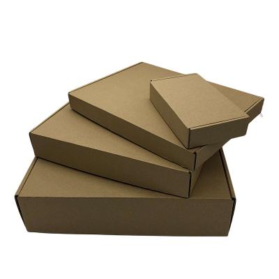 China Recycled Materials Customized Disposable Kraft Paper Food Packaging Take Away Paper Box for sale