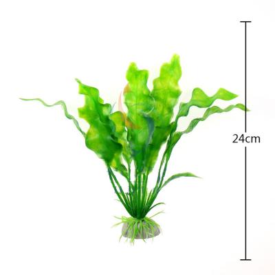 China Viable factory direct custom aquarium landscaping artificial water grass landscape decoration plant plastic water grass for sale