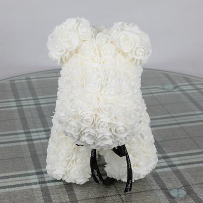 China Factory Price Wedding Artificial Flower Puppy Dog Rose Valentine Christmas Mothers Day Festival Gift PE Lucky Foam for sale