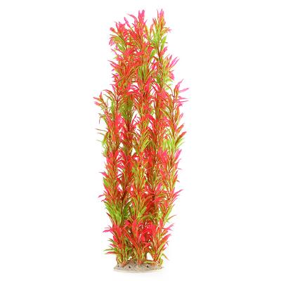 China Green Grass Aquatic Plant Viable Plastic Artificial Grass For Fish Tank Aquarium Accessories Ornament Decoration for sale