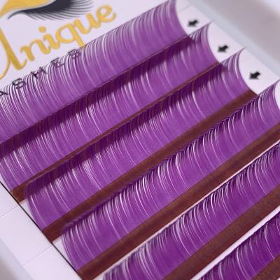 China Natural Soft Wonderful High Quality Different Color Lashes Different Extensions 0.07mm 6-25mm for sale