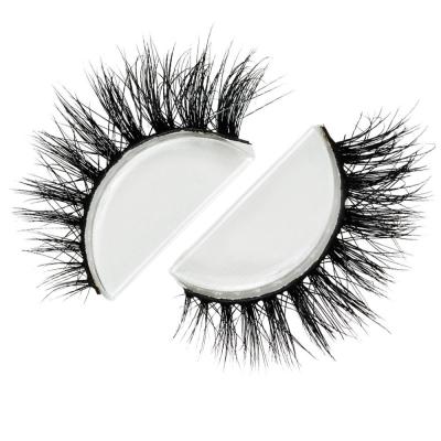 China Wholesale Natural Long Full Strip Lashes Real Mink Eyelashes Own Logo Brand 100% Highlights for sale