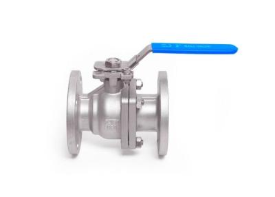 China 2PC Flanged Ball Valve CF8 CF8M 1.4408 ISO5211 Direct Mounting Pad for sale