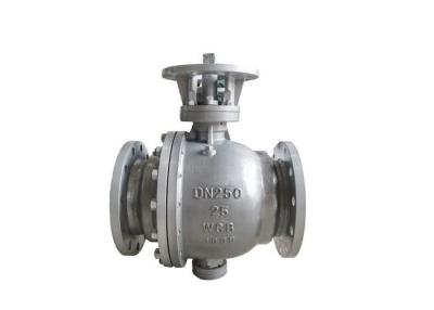 China DIN Standard Trunnion Mounted Ball Valve 2 Pieces Full Port Cast Steel WCB Body for sale