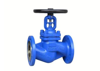 China Bellow Seal Bonnet Globe Valve, DIN 3356 ,GS-C25  1.0619,13CR Trim, DN80,PN16, RF flanged for sale