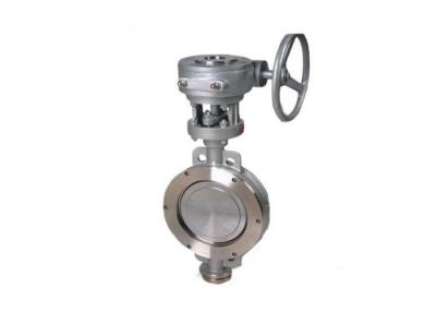 China Electric Flanged Type Butterfly Valve / Double Offset Butterfly Valve for sale