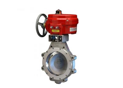 China Offset Disc Water Butterfly Valve Flanged Industrial Usage API 609 Standard for sale