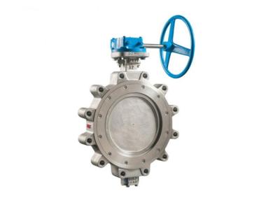 China Carbon Steel Gear Operated Butterfly Valves U Type High Pressure Butterfly Valves for sale