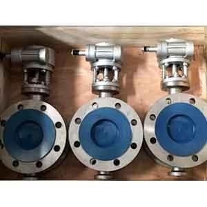 China SS Flanged Type Butterfly Valve DN100 125mm Length API ISO Ts CE Certification for sale