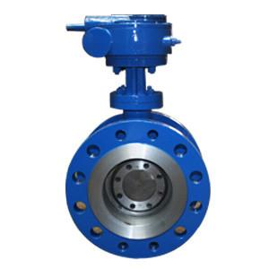 China Graphite Seated Flanged End Butterfly Valve F6A Stem PN64 ASTM A216 WCB for sale