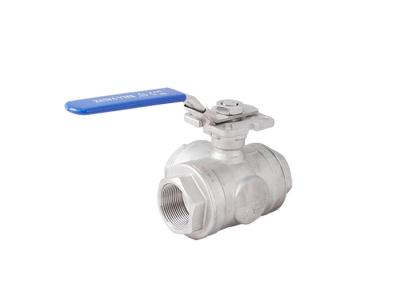 China Three Way WOG Ball Valve L/T Port With ISO5211 High Mounting Pad Screwed for sale