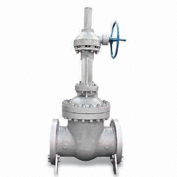 China JIS B2220 Cast Alloy Steel flexible wedge,rising stem Gate Valve,RF,JIS10K,20K,Worm Gear for sale