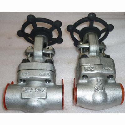 China A182 F316L Forged Steel Gate Valve DN15 Socked Weld Gate Valve NPT Threaded for sale