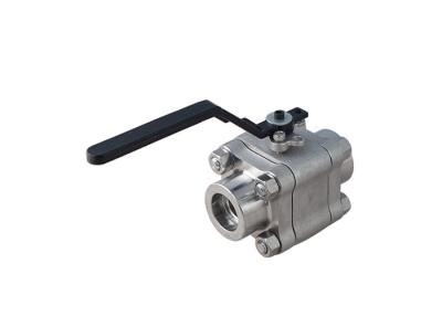 China 1 Inch  3 Pc Forged Ball Valve A182 F316L Class 800LB Sw Ball Valve for sale