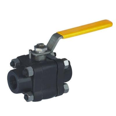 China Full Port 1 Inch WOG Ball Valve  2 Piece 800LB NPT Thread Forged Steel Ball Valve SW BW for sale