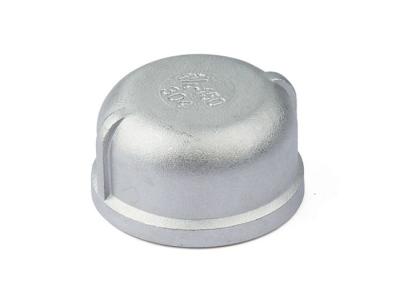 China Professional SS Threaded Pipe Fittings Round Cap Fitting CD-Pl2991 for sale