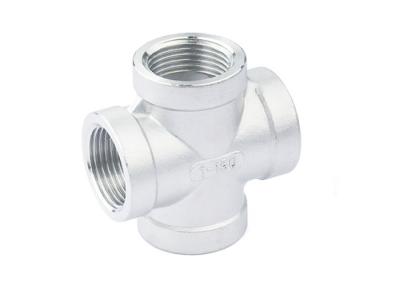 China Low Pressure SS Threaded Pipe Fittings Thread Banded Cross  CD-pl2888 for sale