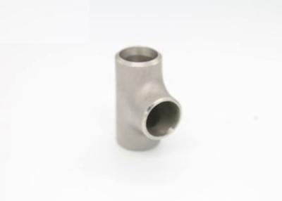 China Silver Butt Welded Pipe Fitting Seamless Stainless Steel Pipe Fitting Tee for sale