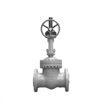 China Worm Gear Operated Metal Seated Gate Valve Oil High Pressure Gate Valve Class 150 for sale