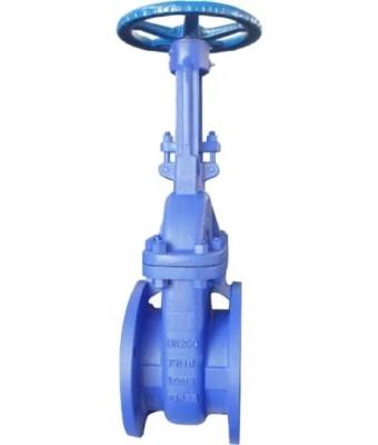 China Industrial Flanged Cast Steel Gate Valve Hand Wheel PN16 DIN 3202 F4 for sale