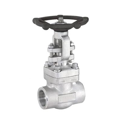 China Handwheel Forged Steel Gate Valve F316LAPI 602 SW BW NPT Gate Valve 2 Inch for sale