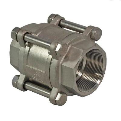 China 3 Pieces Spring Loaded Check Valve ,1000 WOG Butt Weld Check Valve DN80 for sale