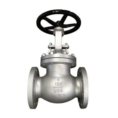 China Cast steel wcb globe valve,bb,os&y,4inch,class 150,RF flanged end,BS 1873 Standard for sale