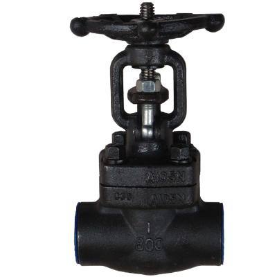 China Forged Carbon Steel astm a105n,bolted bonnet,api602,npt threaded,class 800,globe valve for sale